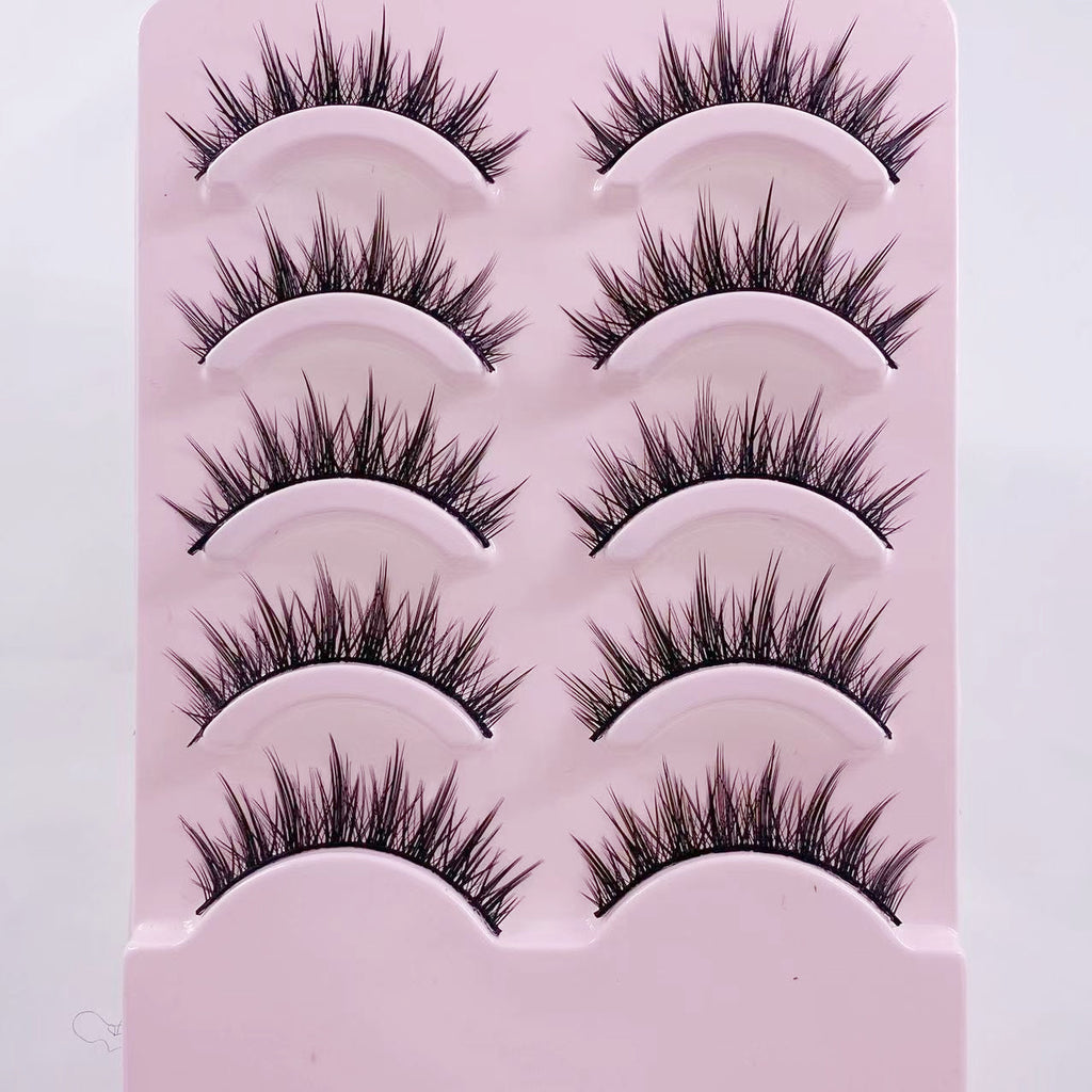 Cluster Thick Hard-Stem False Eyelashes