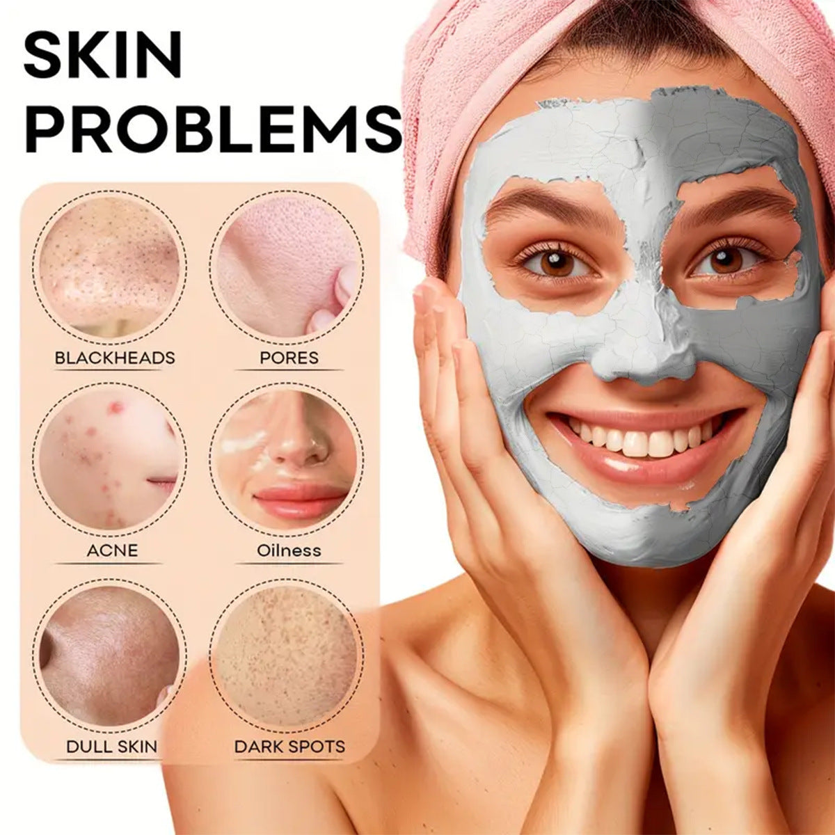 Gentle Blackhead Repair Facial Care Application Mask